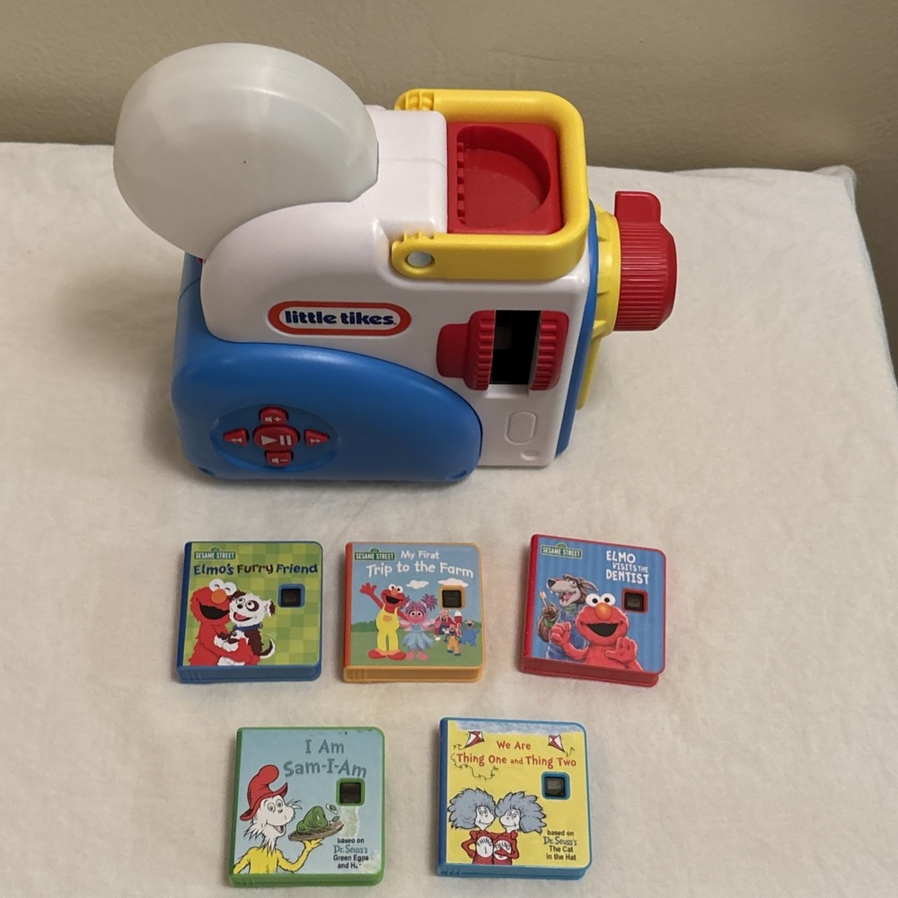 Little Tikes Story Dream Machine Toy Projector With 5 Books Tested Working